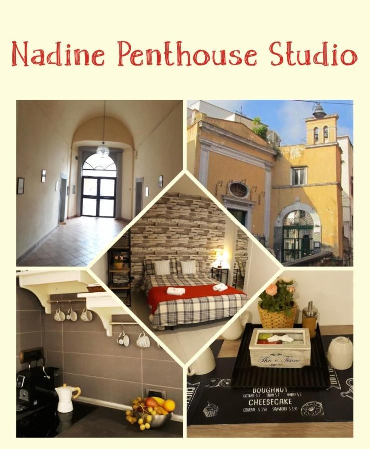Nadine Penthouse Studio Apartman Nápoly Kültér fotó