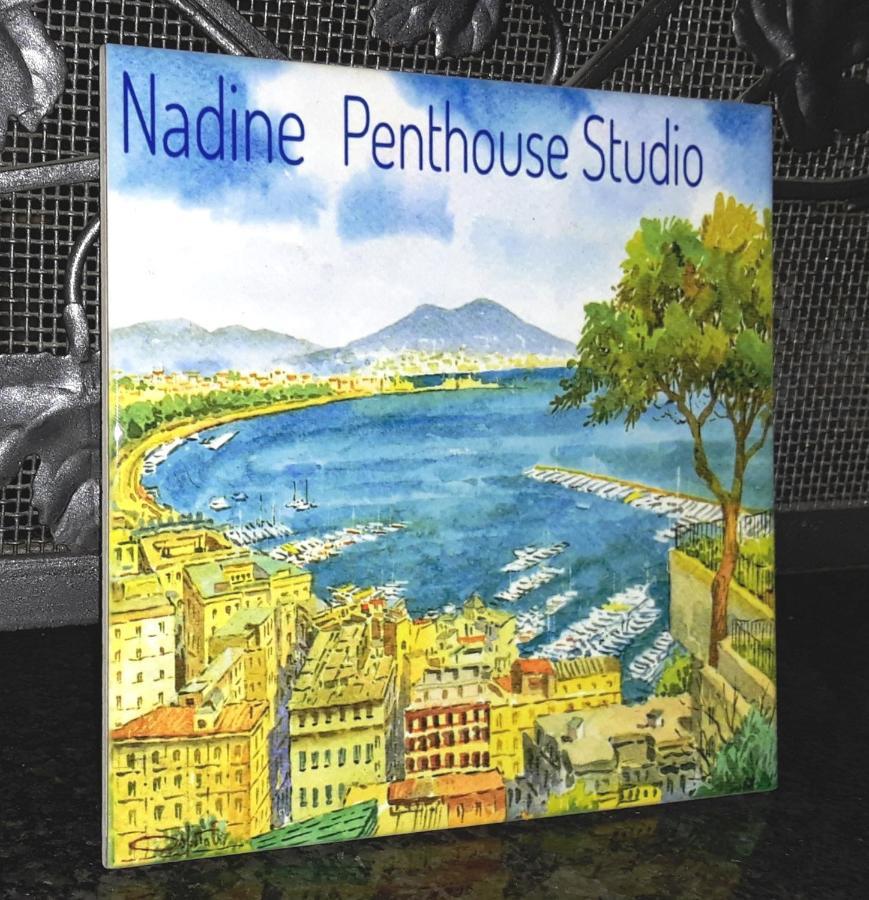 Nadine Penthouse Studio Apartman Nápoly Kültér fotó